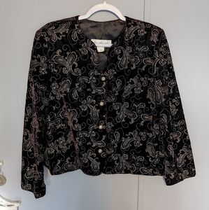 🔥 Vintage Norton McNaughton Velvet Blazer